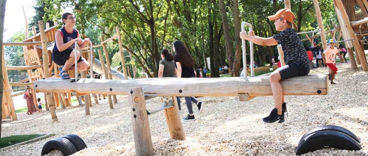 Berges de l’Ill : la nouvelle aire de jeux XXL en images