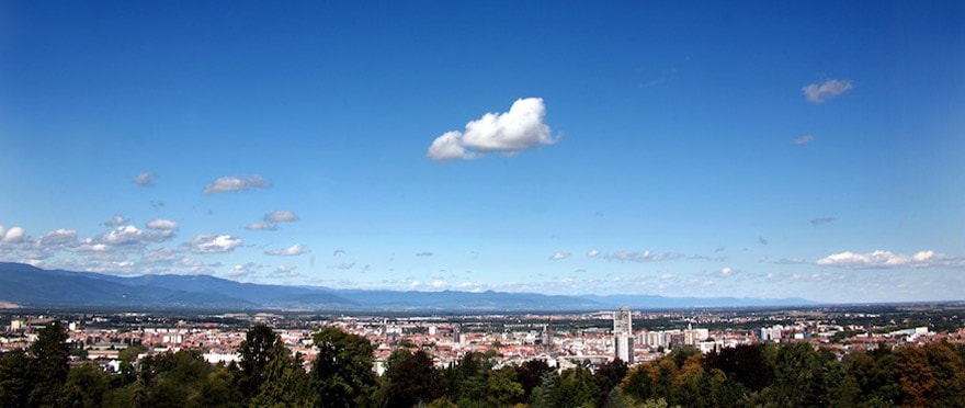 Haute de près de 20 mètres, la tour du Belvédère offre un panorama à 360 degrés.
