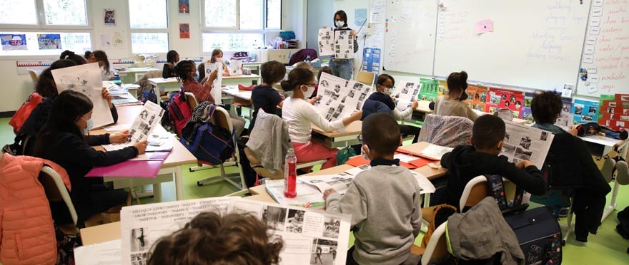 Jour "J" de rentrée dans les écoles primaires.