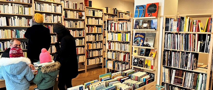 Une librairie d’occasion a ouvert ses portes, rue de l'Arsenal