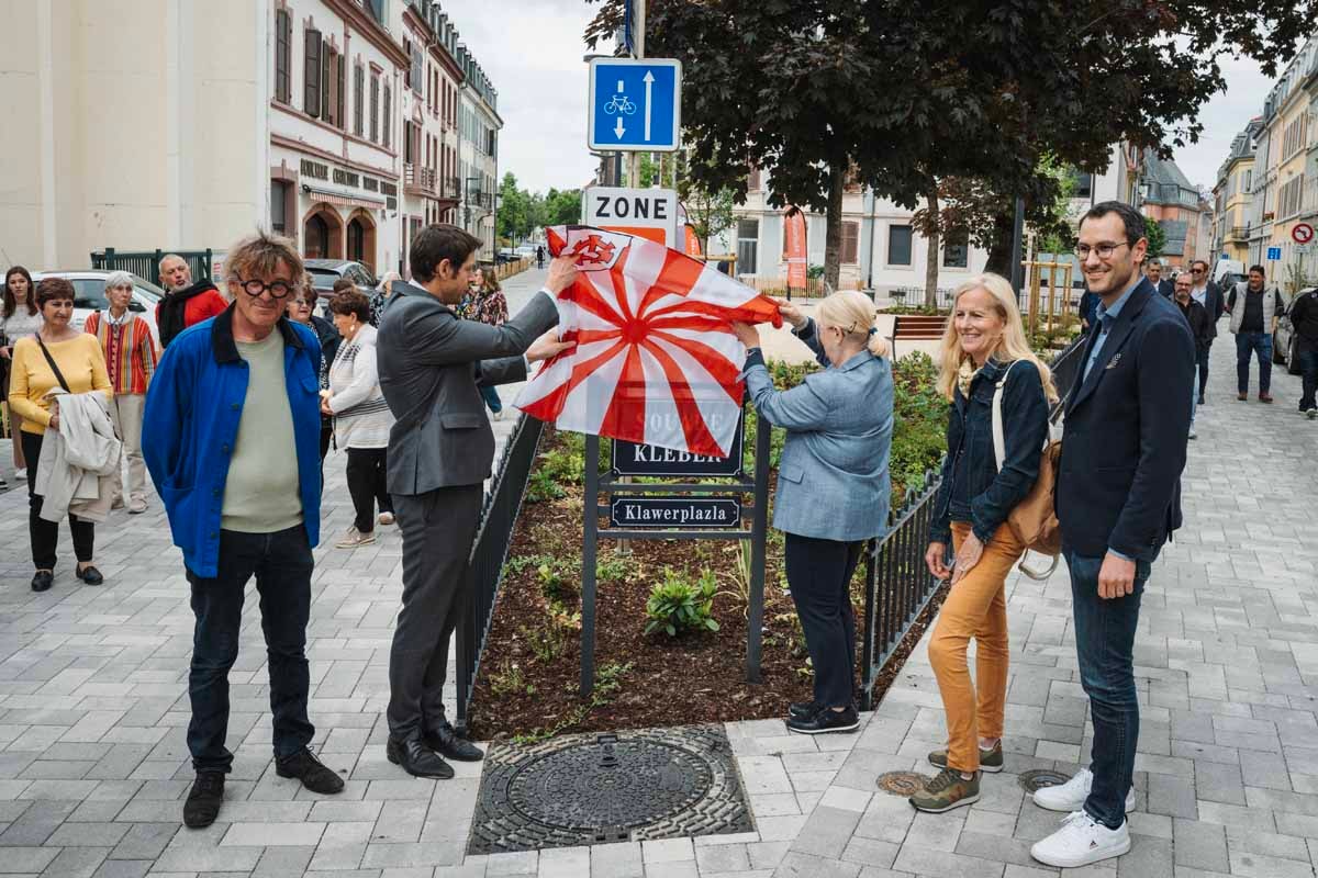 Séquence inaugurale, mercredi 21 mai, avec le maire de Mulhouse Michèle Lutz. 
