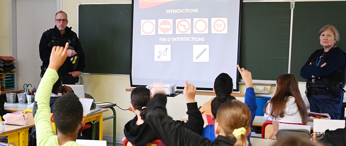 Prévention routière : les élèves ne tombent pas dans le panneau