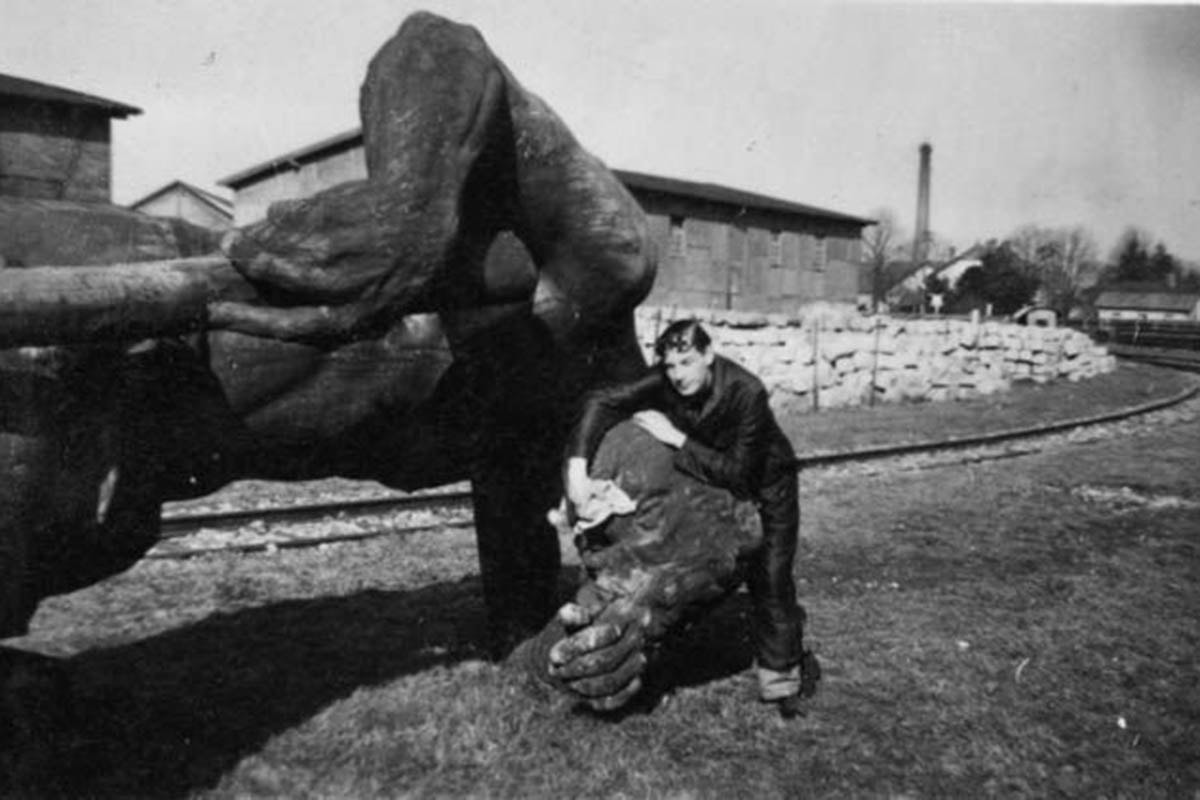 Pendant la Seconde guerre mondiale, le Schweissdissi est stocké sur le terrain de l'usine à gaz, derrière les abattoirs.
