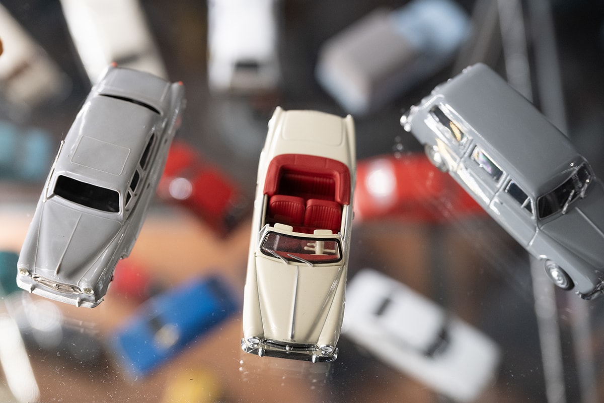 La marque d'autos miniatures Norev est à l'honneur au Musée national de l'automobile.