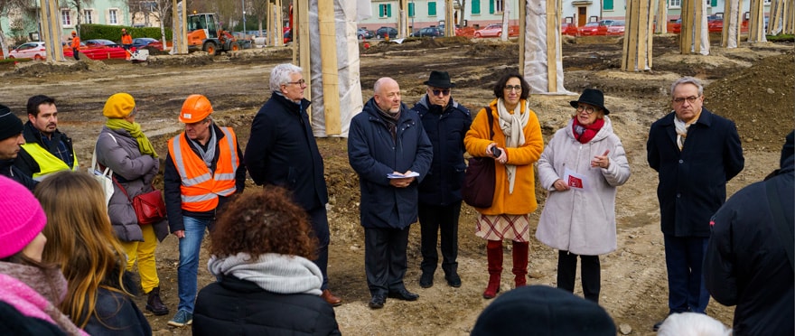 Le lancement officiel des travaux s'est tenu mardi-après midi, en présence du maire de Mulhouse.