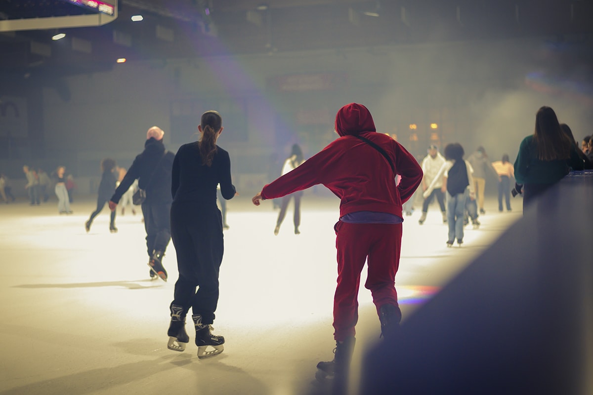 Ce week-end, l'esprit de Noël s'invite aussi à la patinoire de Mulhouse.