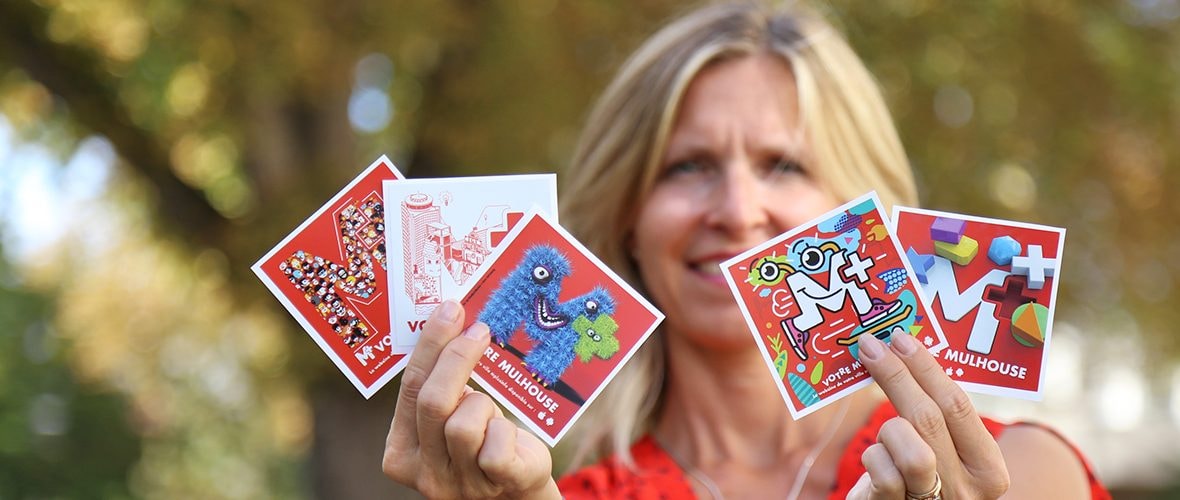 Des stickers collector M+, 100% made in Mulhouse