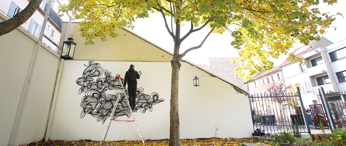 L’art urbain de KEF! s’invite au CSC Papin