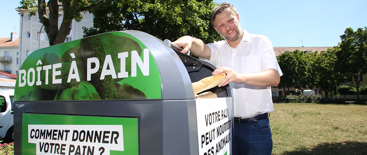 Quatre boîtes pour recycler le pain à Mulhouse