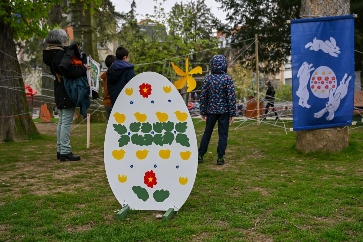 La chasse aux œufs géante est gratuite, pour tous.