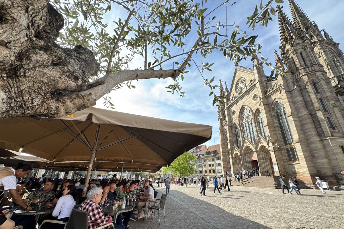 Mulhouse compte 170 terrasses sur l'espace public. 
