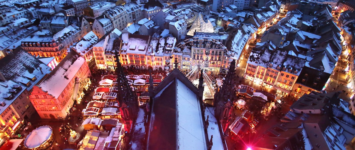 Le marché de Noël de Mulhouse se prépare
