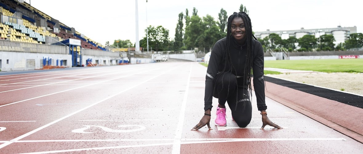 JO de Tokyo : la Mulhousienne Brigitte Ntiamoah dans les starting-blocks !