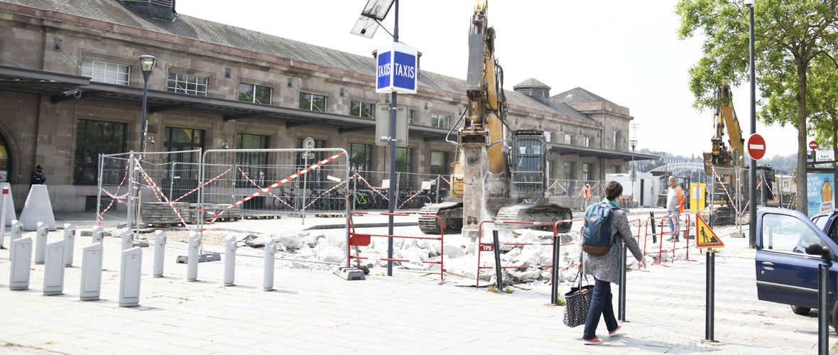 Gare : la station de taxis et le dépose-minute réaménagés