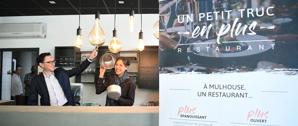 Trisomie 21 : un restaurant mulhousien avec un vrai « truc » en plus