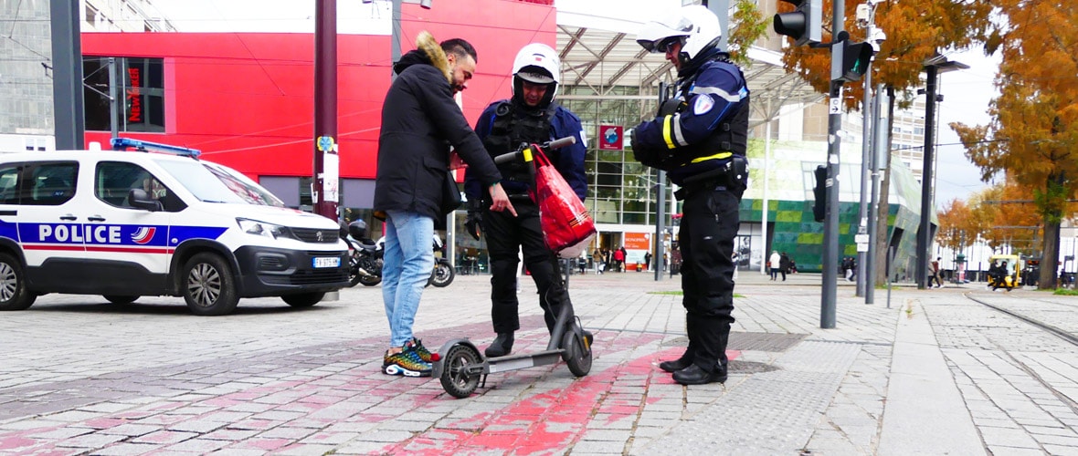 Des contrôles pour les utilisateurs de trottinettes électriques
