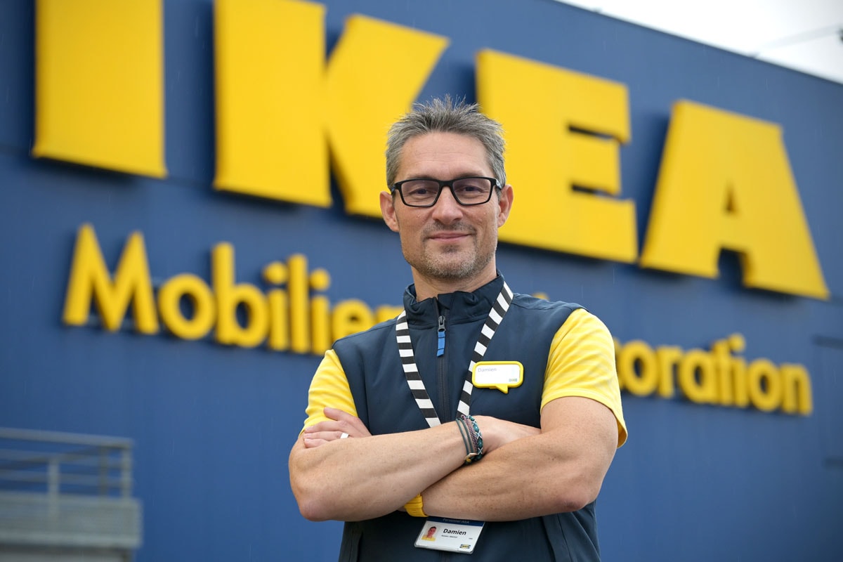 Directeur d'IKEA Mulhouse depuis trois ans, Damien Vandenberghe travaille pour l'enseigne suédoise depuis seize ans. 