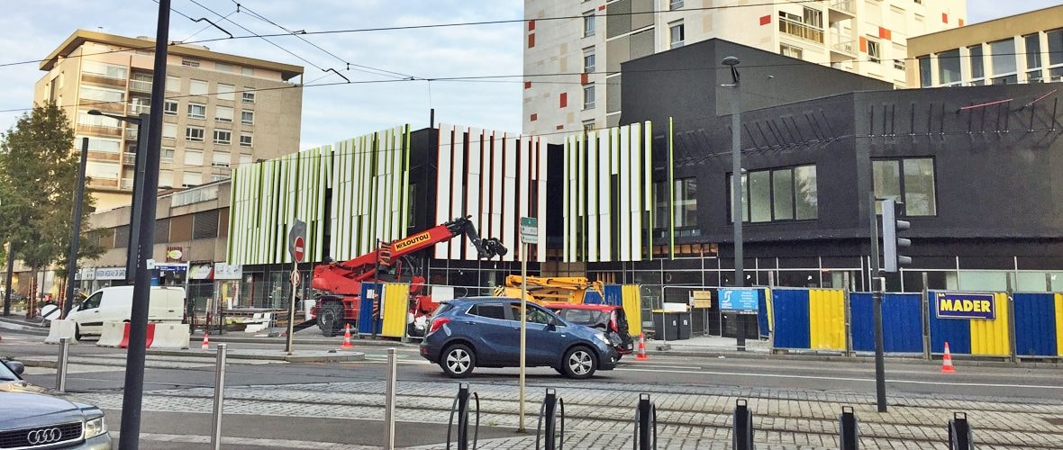 Chantier : le Conservatoire Huguette Dreyfus prend forme