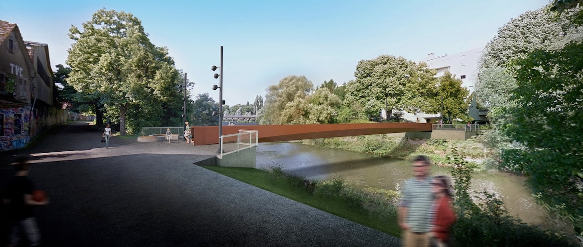 Mulhouse Diagonales : une nouvelle passerelle sur l’Ill, d’ici l’été