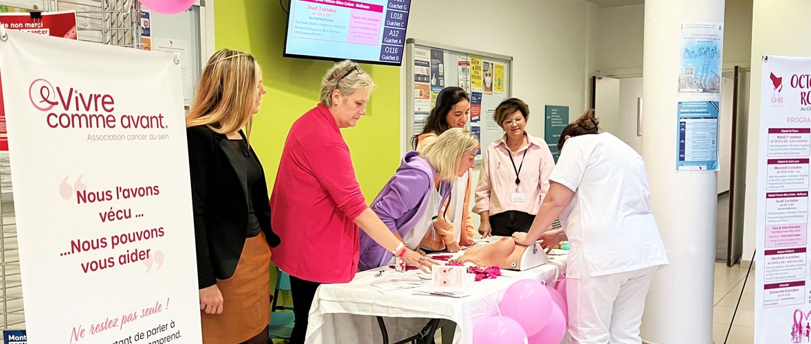 Octobre Rose : le GHRMSA mobilisé pour dépister le cancer du sein