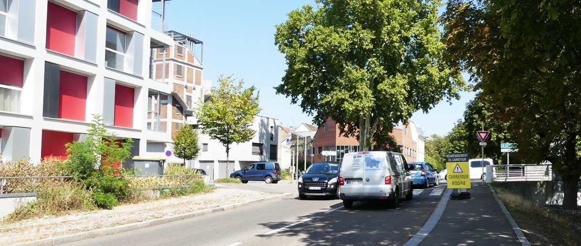 Voie Sud : modification du régime de priorité en test à la Fonderie