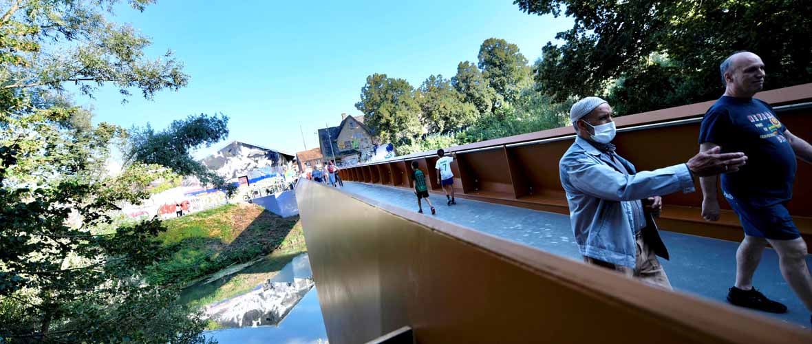 La passerelle des Cigognes mise en service !