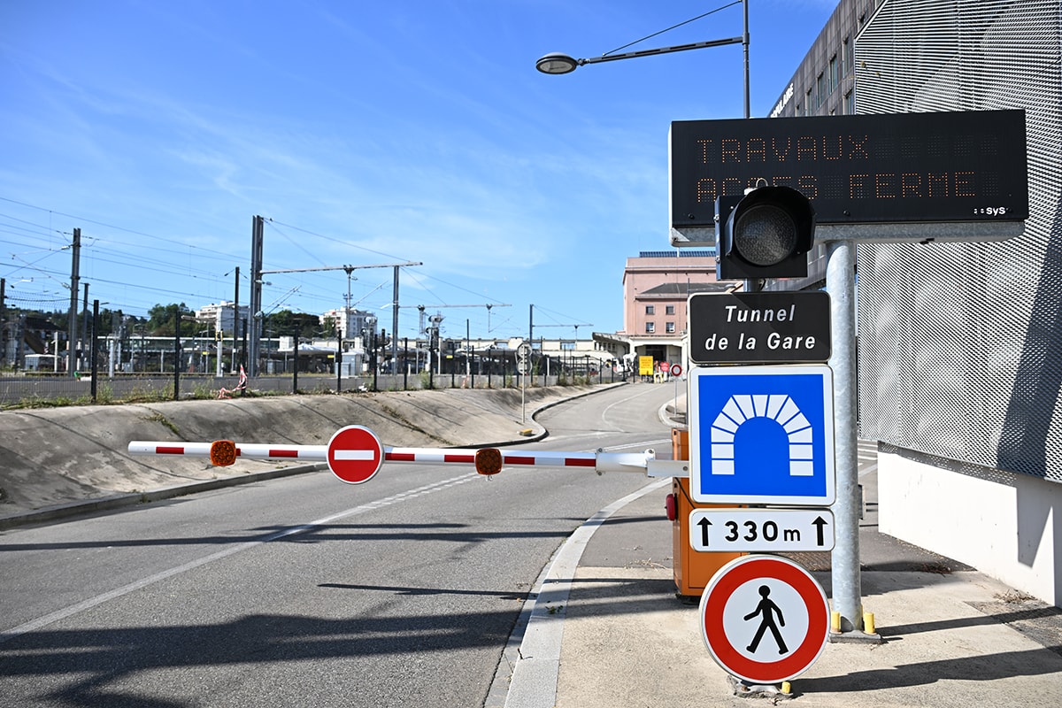 Le tunnel de la Voie Sud fermé jusqu’au 21 février