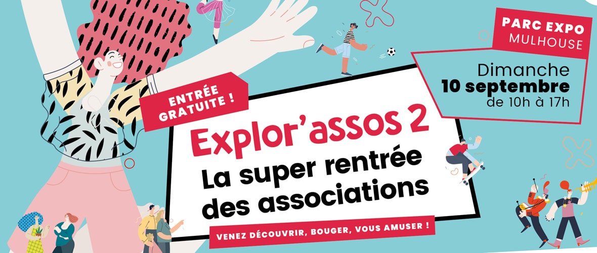 Explor’assos 2 : une journée de fête pour la rentrée des associations mulhousiennes