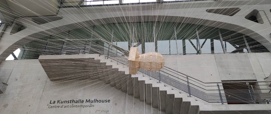 L'œuvre "Fat Man 3D", à découvrir dès votre arrivée à La Kunsthalle.