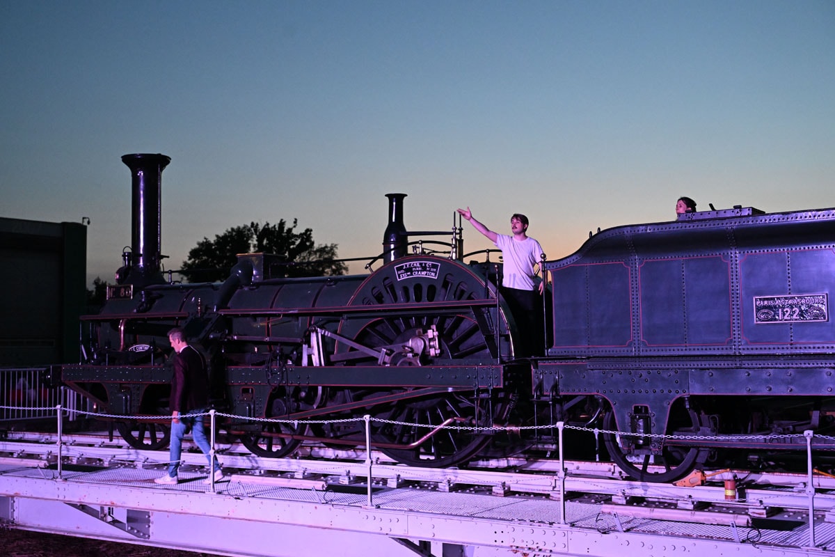 En images : « L'aventure du rail » se prépare