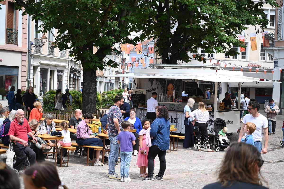 Première Garten party, place de la Concorde, avec pas moins de cinq restaurateurs mobilisés pour manger et/ou boire un verre.