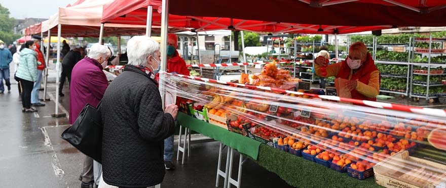 Le marché capitalise l'expérience acquise, depuis l'ouverture de la partie alimentaire le 14 mai.