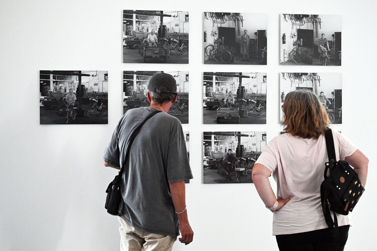 L'exposition présente les derniers mois d'activité de l'usine Texunion, à Pfastatt.