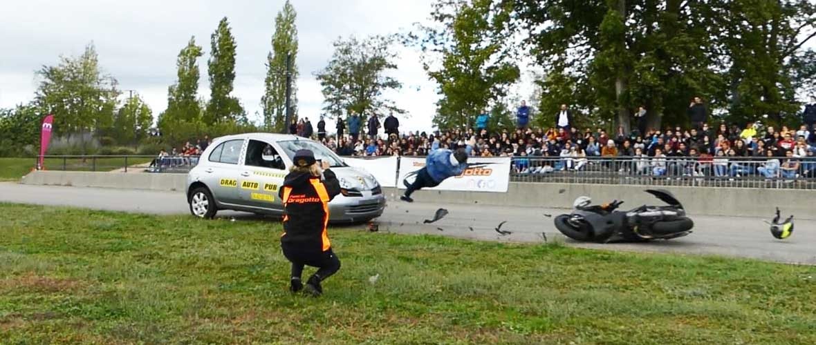 Prévention : un crash test scooter-voiture pour réveiller les consciences  
