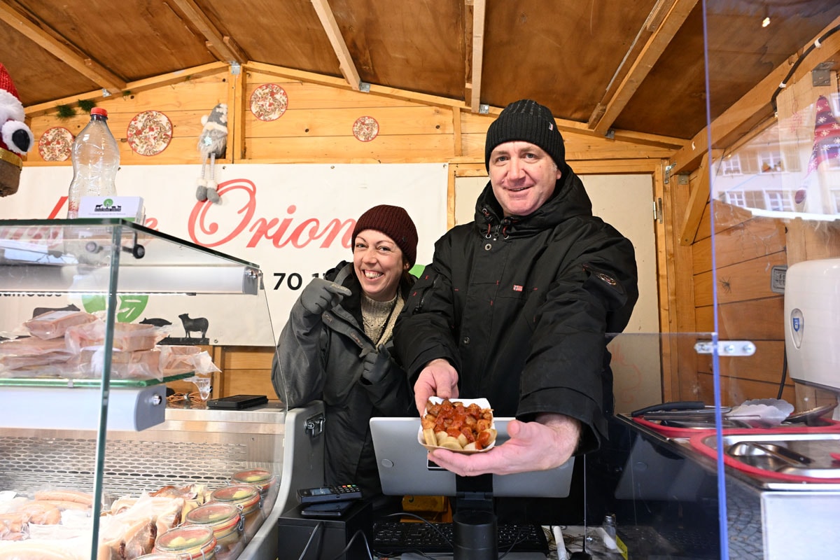 La currywurst, façon boucherie Orion. 