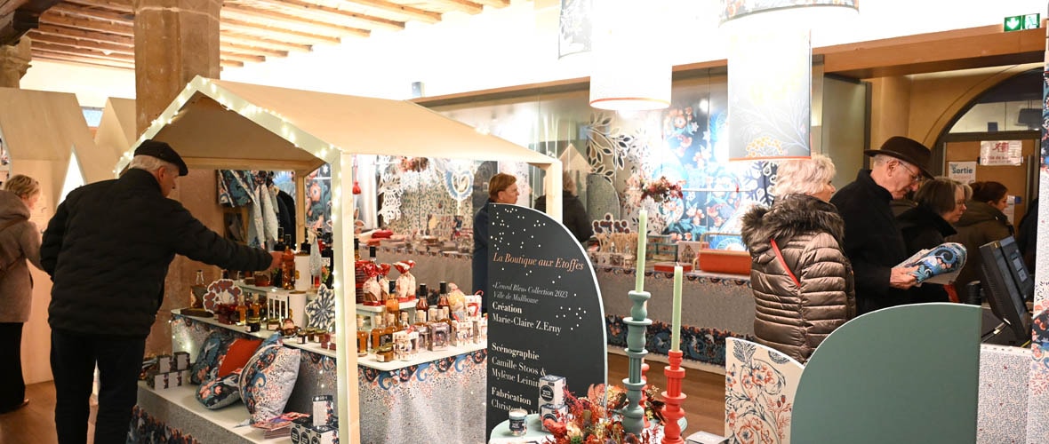 [Vidéo] 45 secondes chrono : la Boutique aux étoffes du Marché de Noël