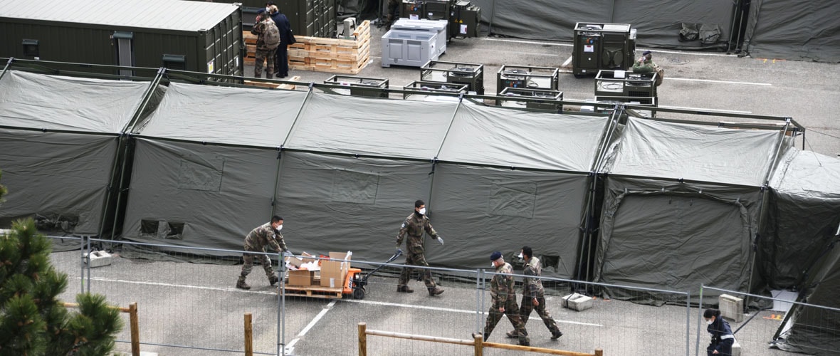 Covid-19 : L’hôpital militaire de campagne s’en va mais la vigilance reste de mise