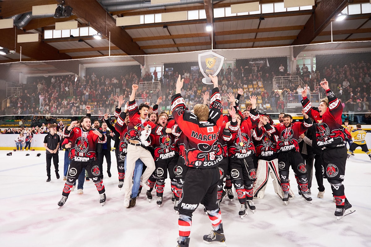 Les Scorpions sont devenus champions de France de D3, le 4 mai dernier, sur la glace mulhousienne. 