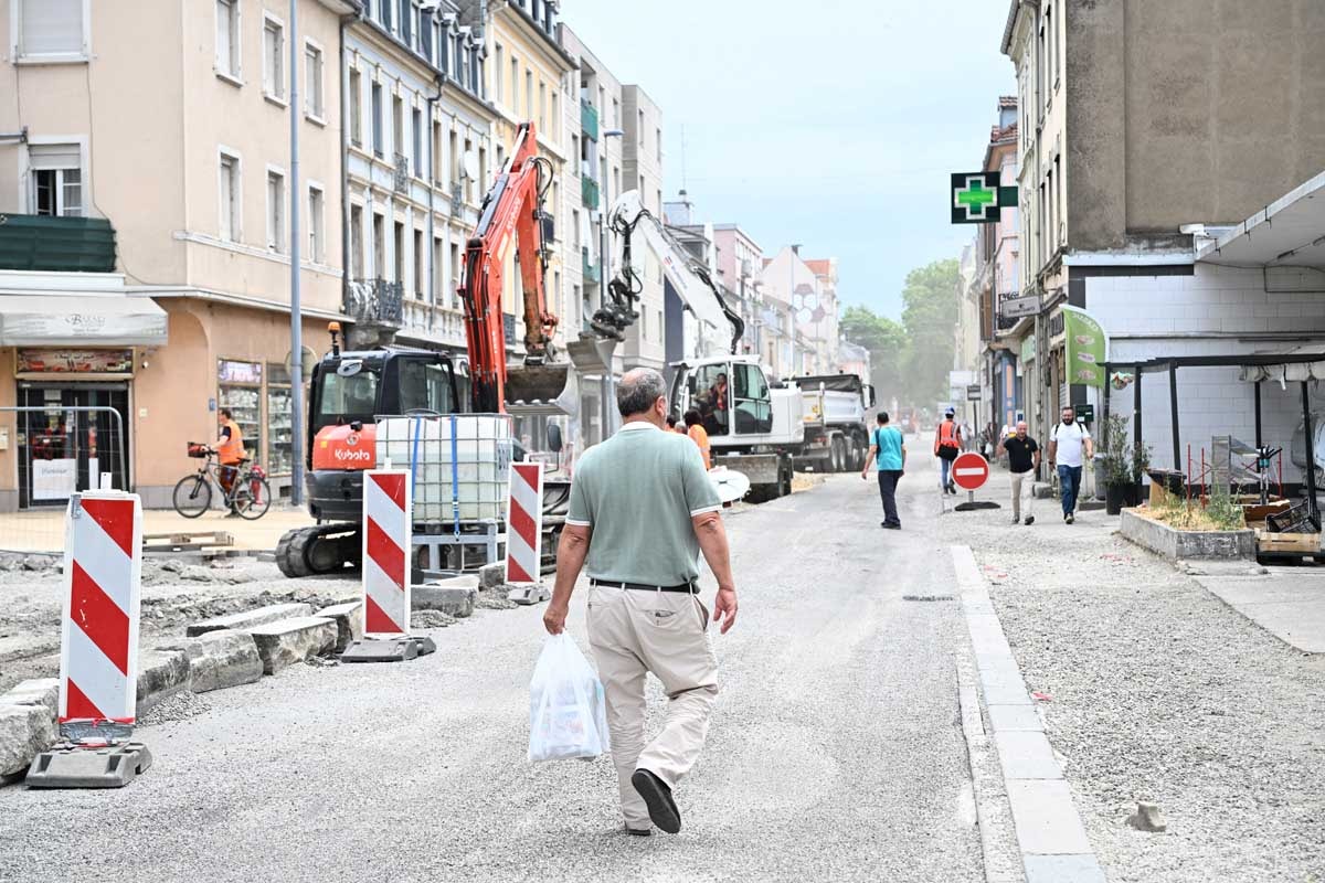 Les commerçants, comme les riverains, attendent la fin des travaux. 