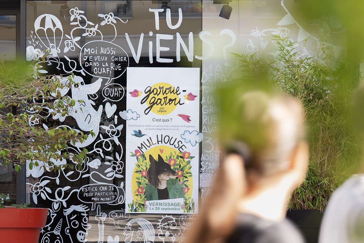 Garoue-Garou invite les Mulhousiens à exposer leurs œuvres sur les murs du centre-ville