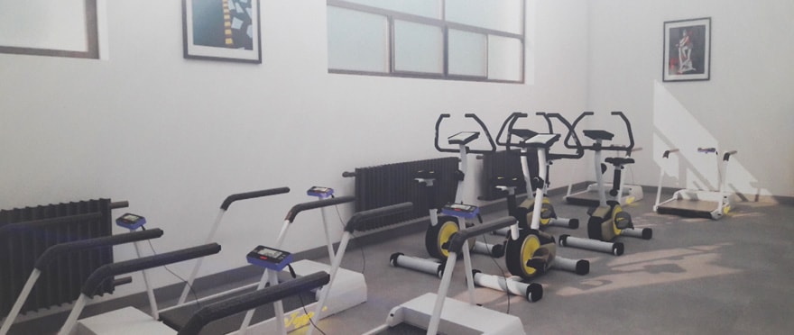 La future salle d'activités sportives.