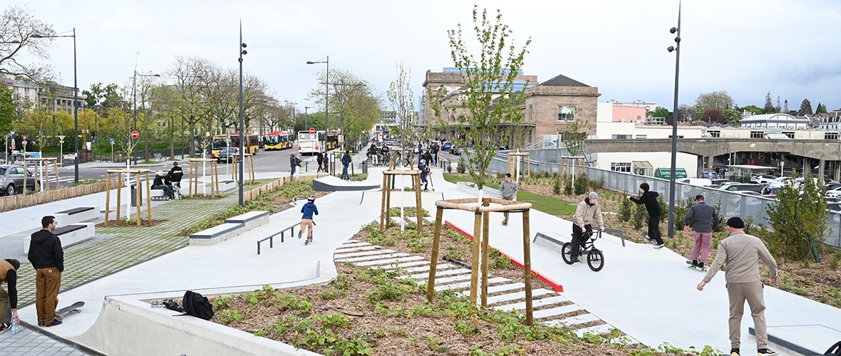 Skate, BMX, trottinette… Les riders ont leur street-park !