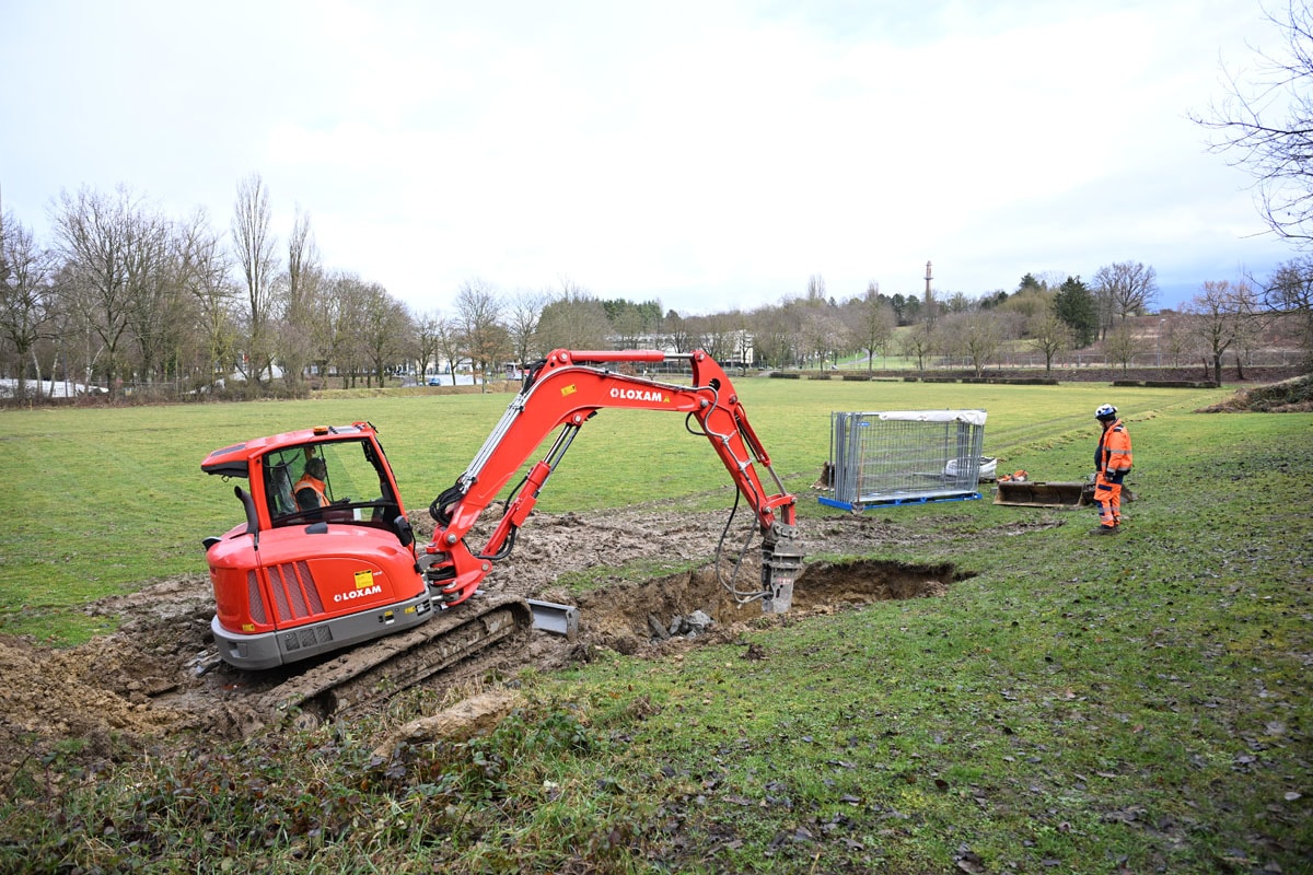 Stade Barina : coup d’envoi des travaux d’aménagement du nouveau terrain synthétique  