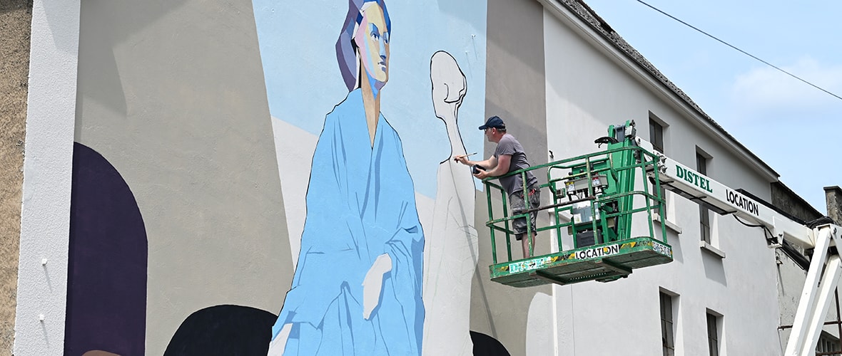 Une nouvelle fresque, rue du Ballon