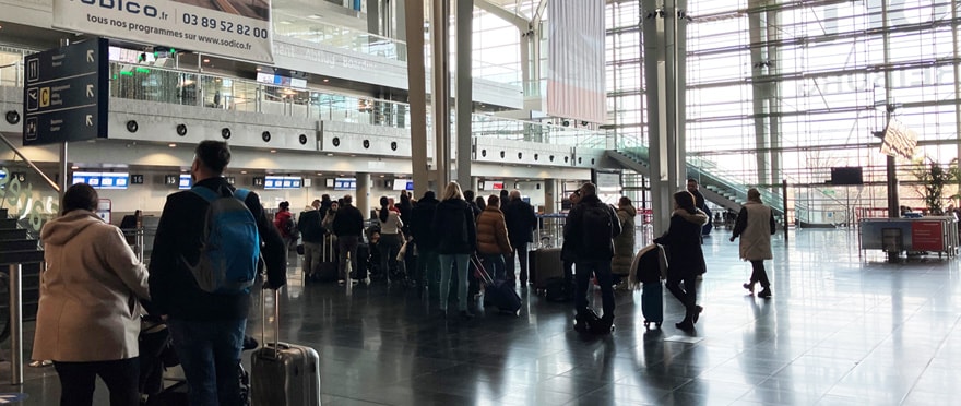 Parmi les axes de développement de l'EuroAirport : faciliter le parcours des passagers.