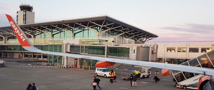 La compagnie EasyJet totalise 55% du trafic passagers.