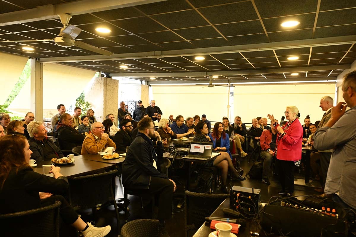 Michèle Lutz, maire de Mulhouse, était présente à cet Atelier du commerce de la rentrée, suivi par une assistance nombreuse. 