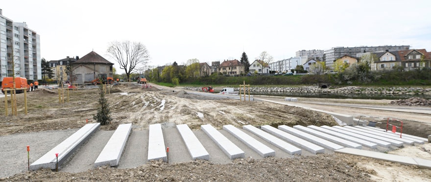 Le parc des Terrasses du musée sera accessible à partir de fin juin et inauguré le 22 septembre.