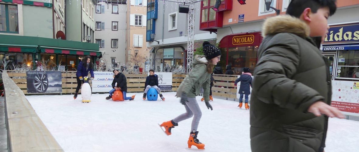 A la patinoire « enchantée », c’est Noël jusqu’au 7 janvier !