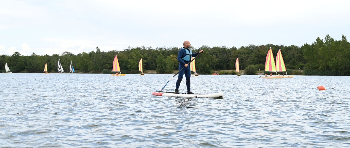 Testé pour vous : du paddle au Club de voile de Mulhouse